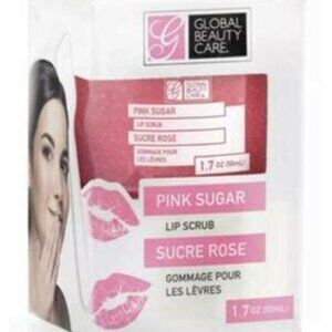 Global Beauty Care Pink Sugar Lip Scrub Exfoliate With Applicator NIB 1.7 Oz